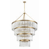 Crystorama Emory 40'' Chandelier in Modern Gold - Additional View