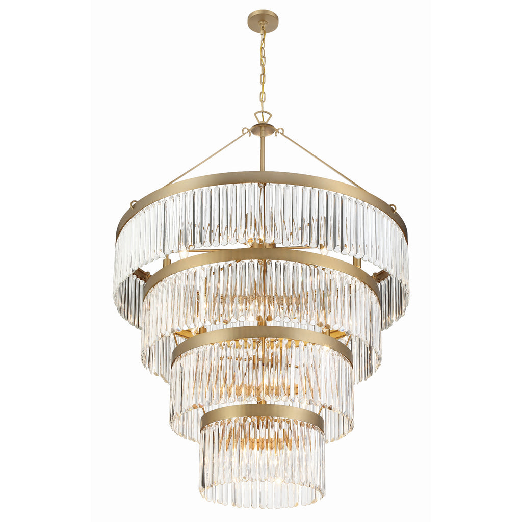 Crystorama Emory 40'' Chandelier in Modern Gold - Additional View