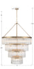 EMO-5409-MG Emory 22 Light Chandelier | Dimensions Image