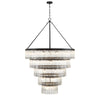 Crystorama Emory 48'' Chandelier in Black Forged - Additional View
