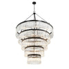 Crystorama Emory 48'' Chandelier in Black Forged - Additional View