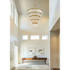 Crystorama Emory 48'' Chandelier in Modern Gold - Lifestyle View