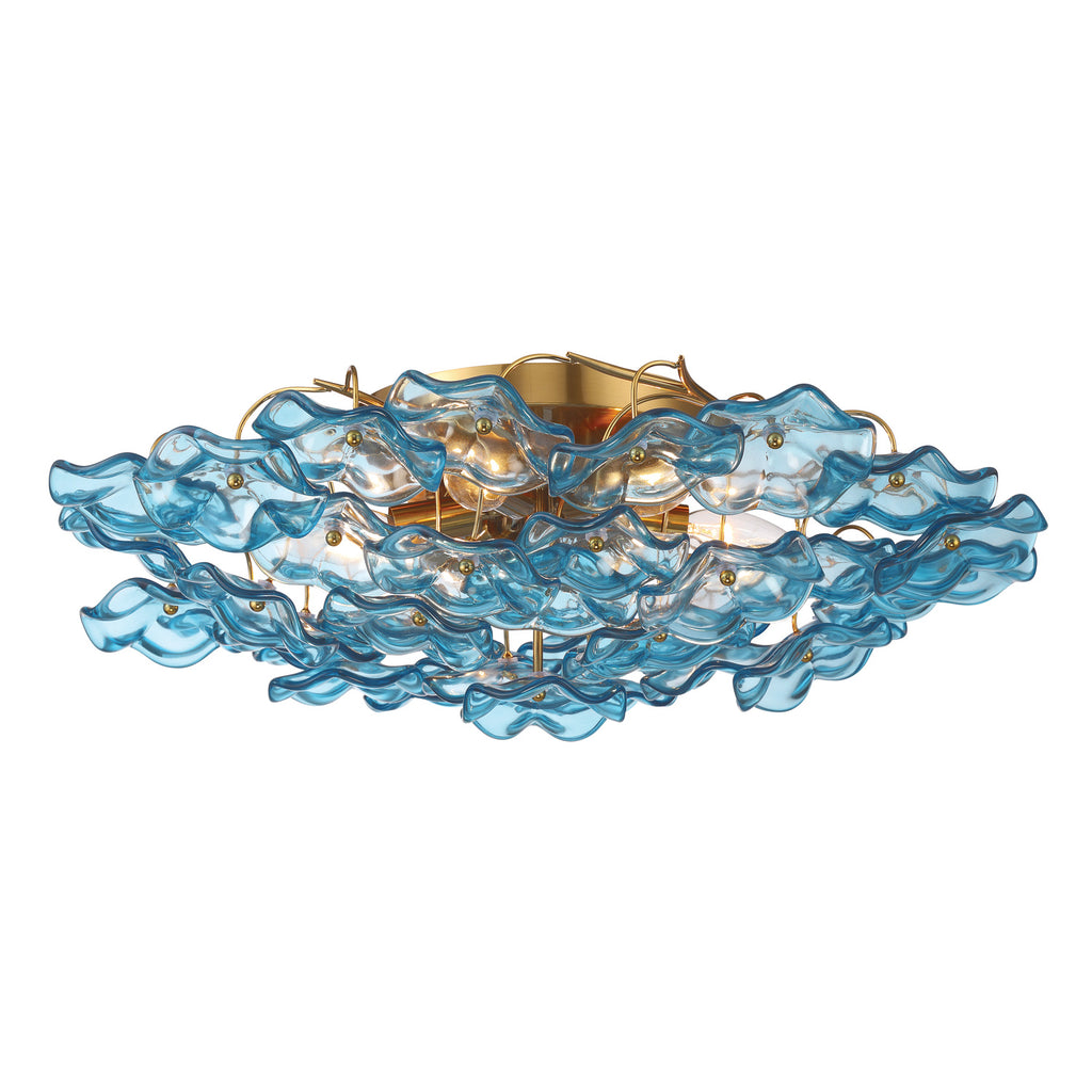 ESM-4000-AG-BL Esme 22.5'' Semi Flush Mount | Main Image