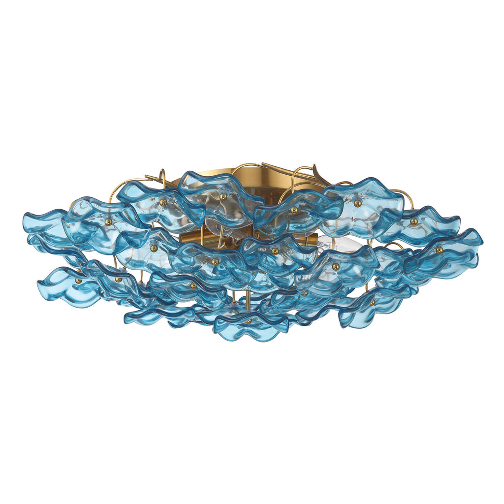 ESM-4000-AG-BL Esme 22.5'' Semi Flush Mount | Alternate Image