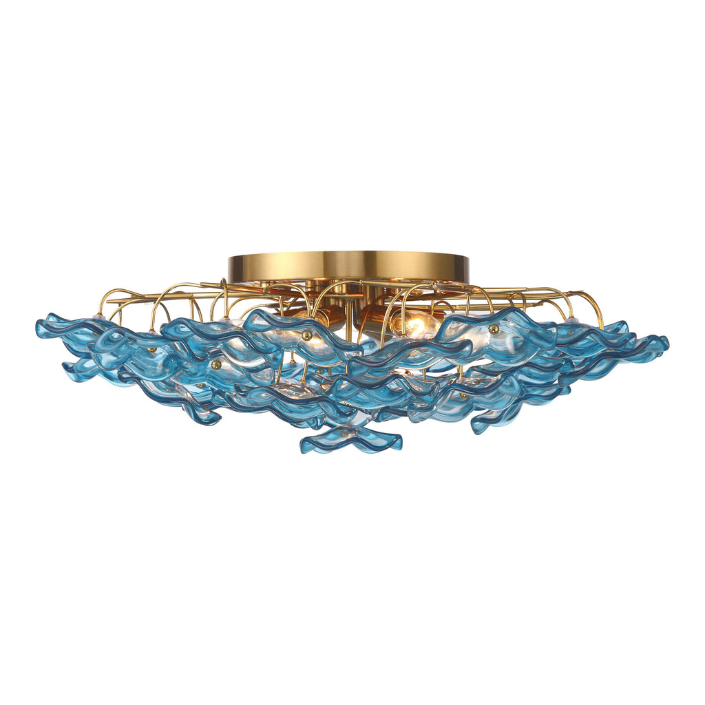 ESM-4000-AG-BL Esme 22.5'' Semi Flush Mount | Alternate Image