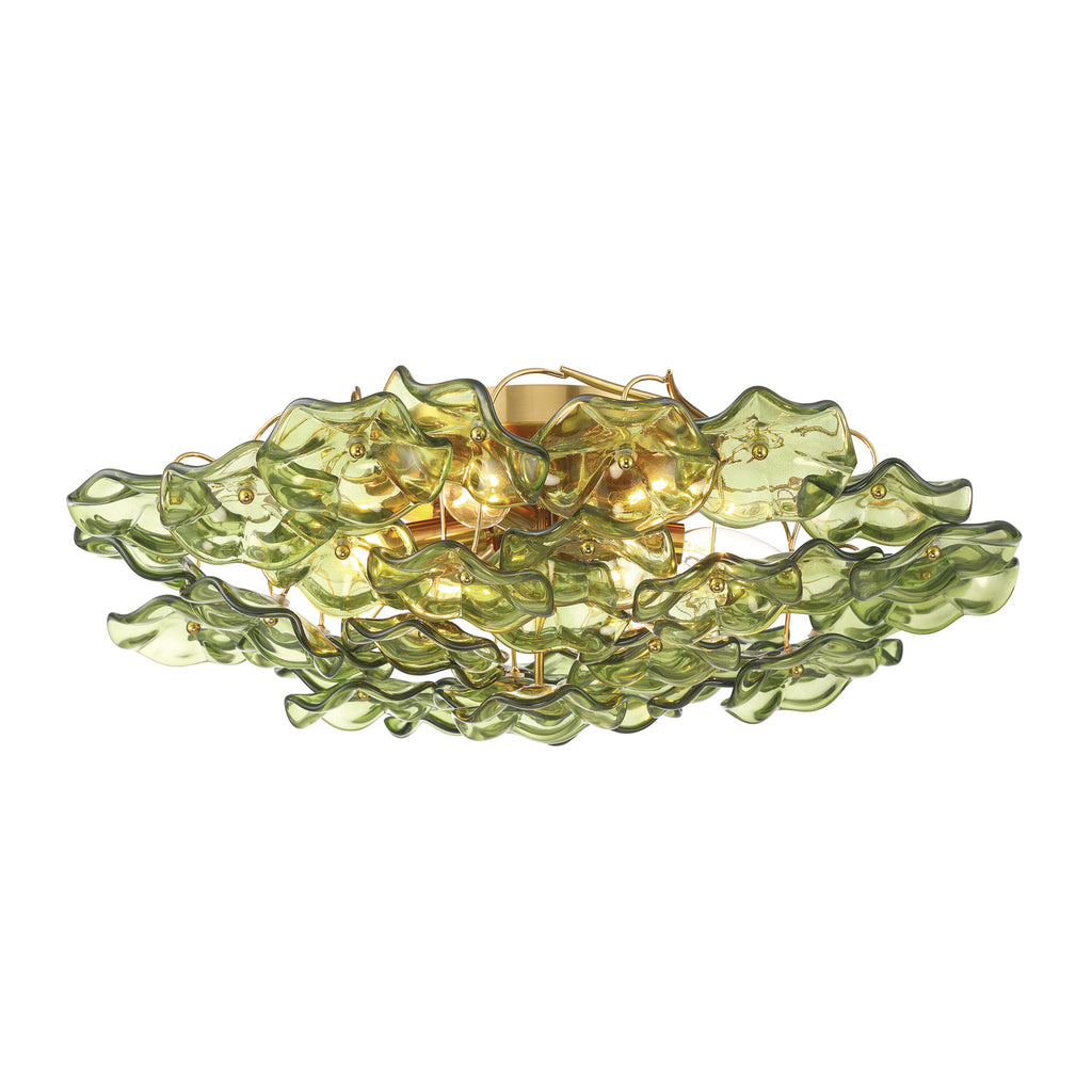 ESM-4000-AG-GR Esme 22.5'' Semi Flush Mount | Main Image