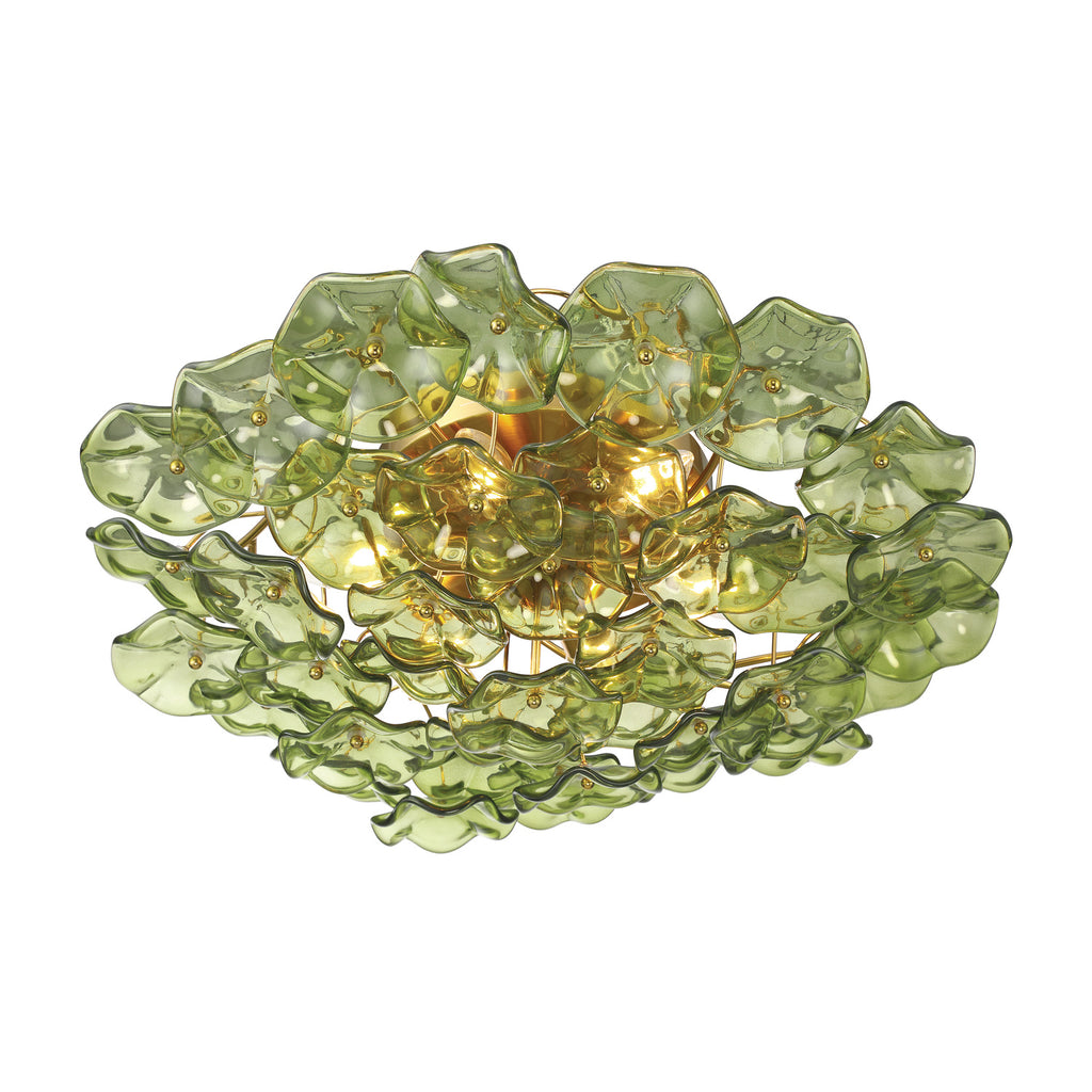 ESM-4000-AG-GR Esme 22.5'' Semi Flush Mount | Alternate Image