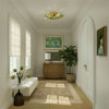 ESM-4000-AG-GR Esme 22.5'' Semi Flush Mount | Lifestyle Image