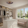 ESM-4000-AG-SM Esme 22.5'' Semi Flush Mount | Lifestyle Image