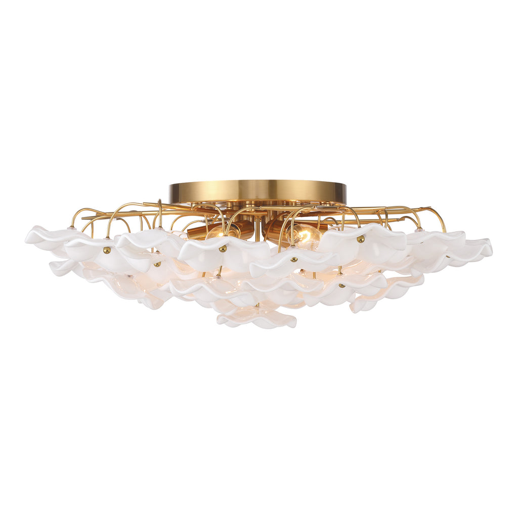 ESM-4000-AG-WH Esme 22.5'' Semi Flush Mount | Alternate Image