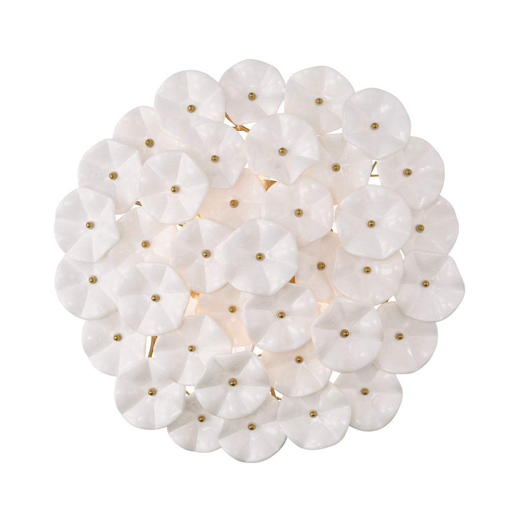 ESM-4000-AG-WH Esme 22.5'' Semi Flush Mount | Alternate Image