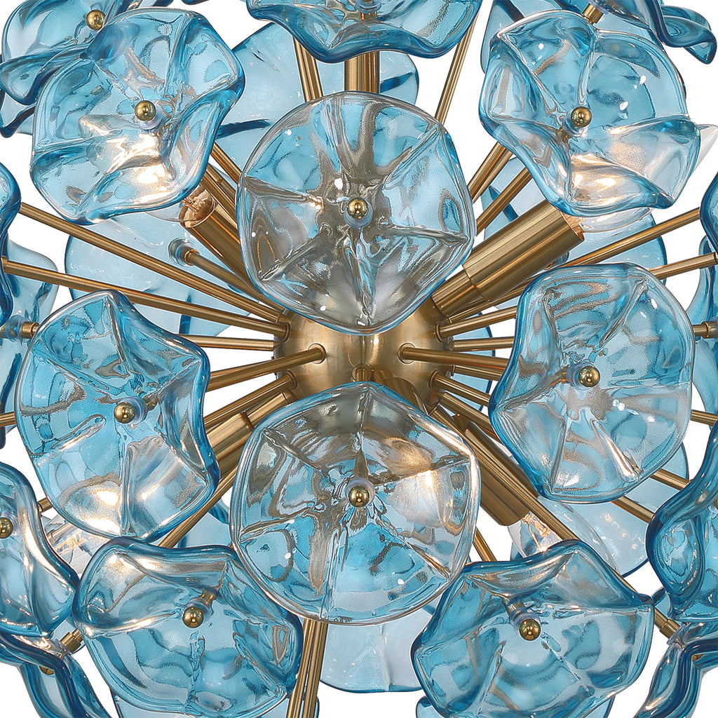 ESM-4005-AG-BL Esme 18.25'' Chandelier | Alternate Image