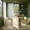 ESM-4005-AG-GR Esme 18.25'' Chandelier | Lifestyle Image