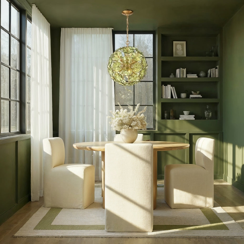 ESM-4005-AG-GR Esme 18.25'' Chandelier | Lifestyle Image