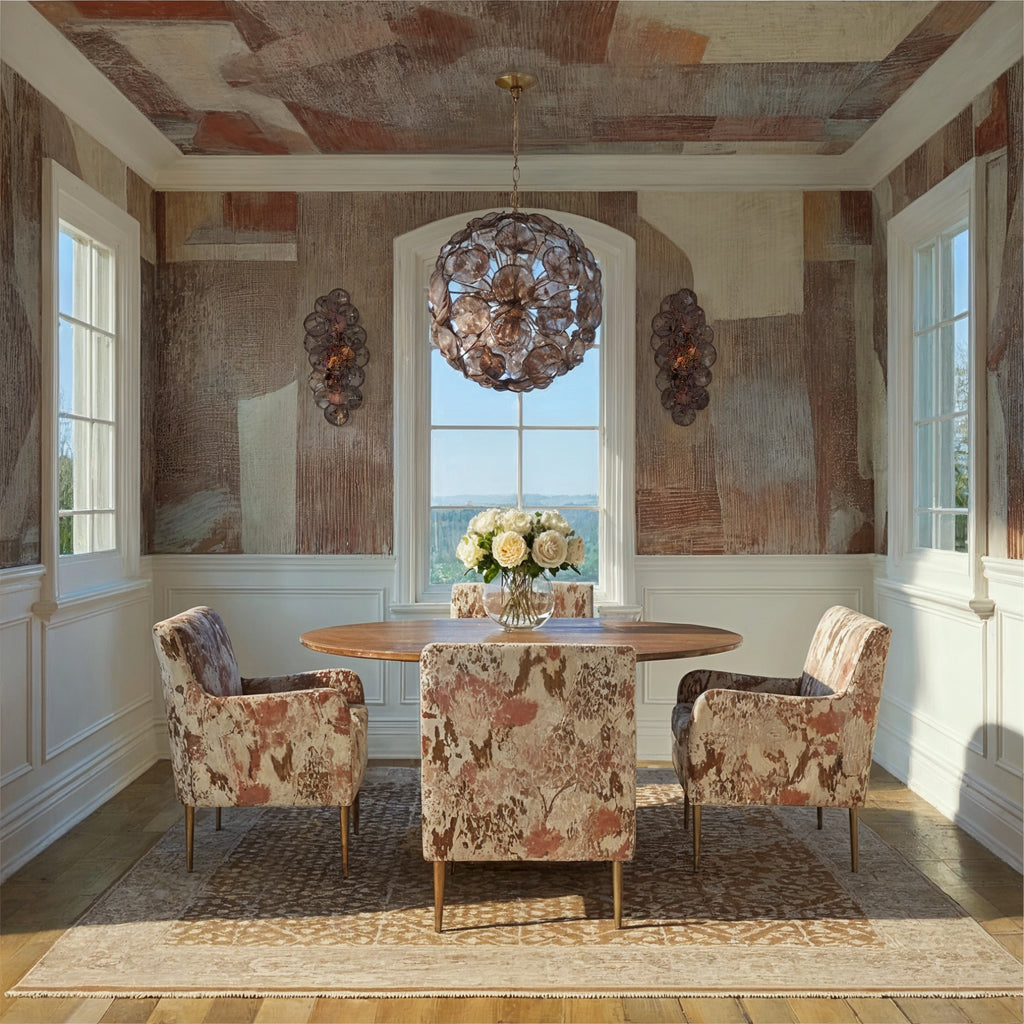 ESM-4005-AG-SM Esme 18.25'' Chandelier | Lifestyle Image