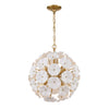 ESM-4005-AG-WH Esme 18.25'' Chandelier | Main Image