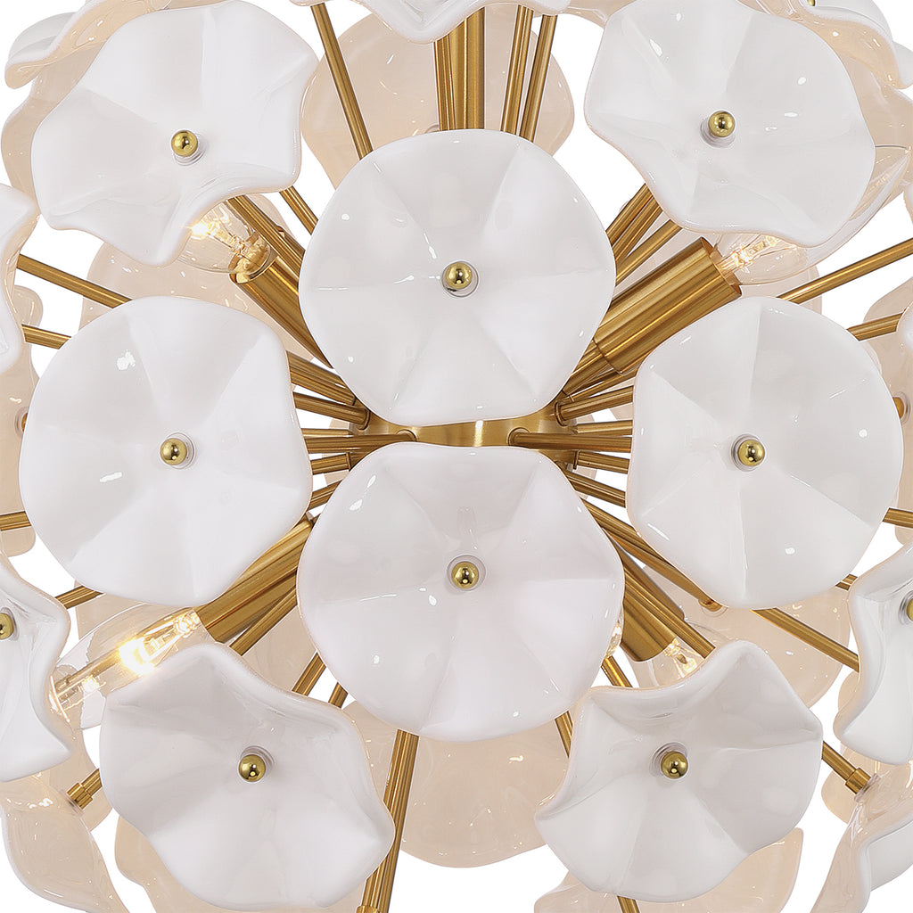 ESM-4005-AG-WH Esme 18.25'' Chandelier | Alternate Image