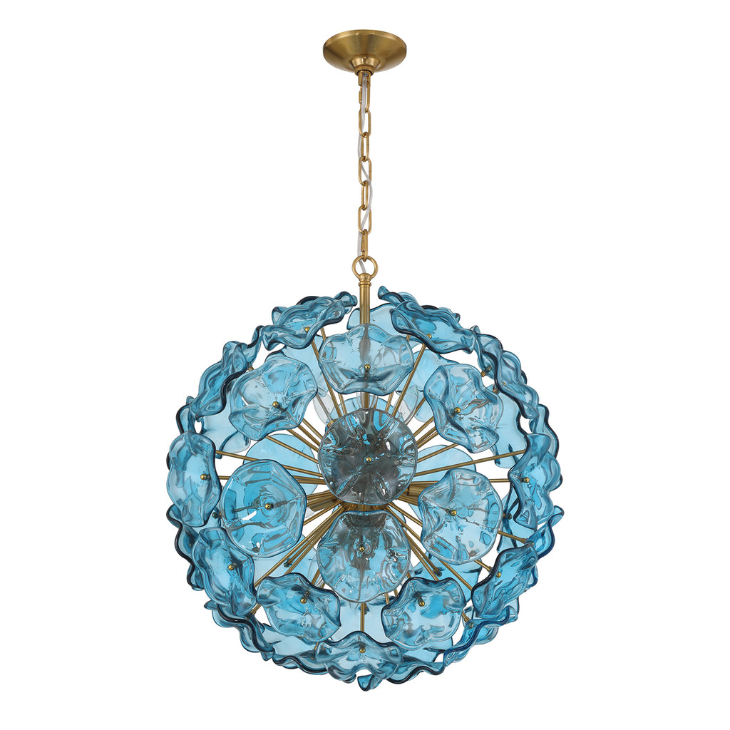 ESM-4006-AG-BL Esme 22.5'' Chandelier | Alternate Image