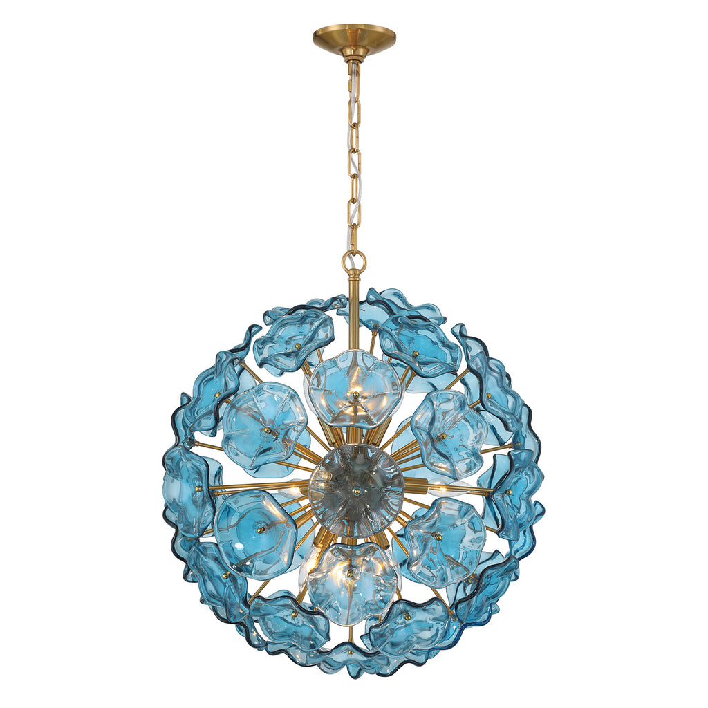 ESM-4006-AG-BL Esme 22.5'' Chandelier | Alternate Image