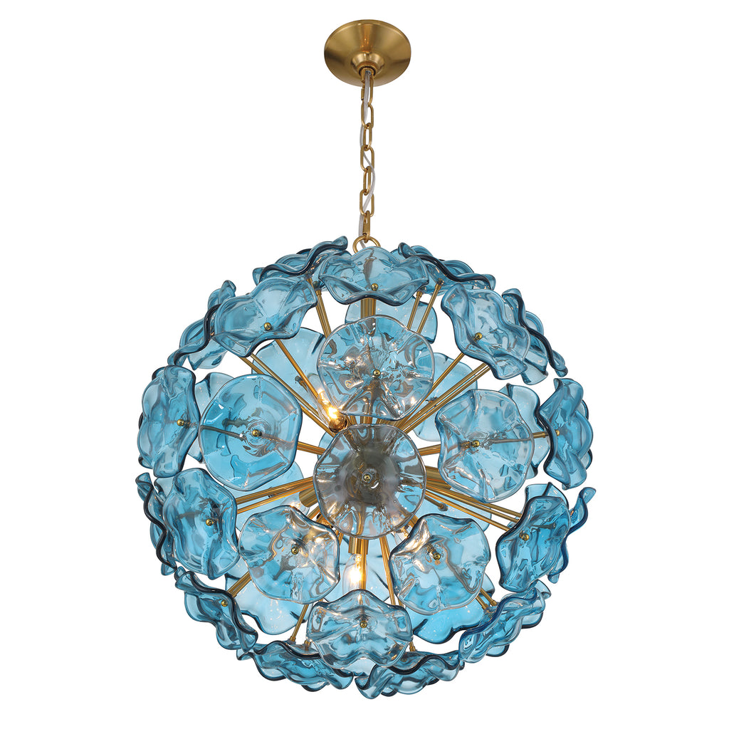 ESM-4006-AG-BL Esme 22.5'' Chandelier | Alternate Image