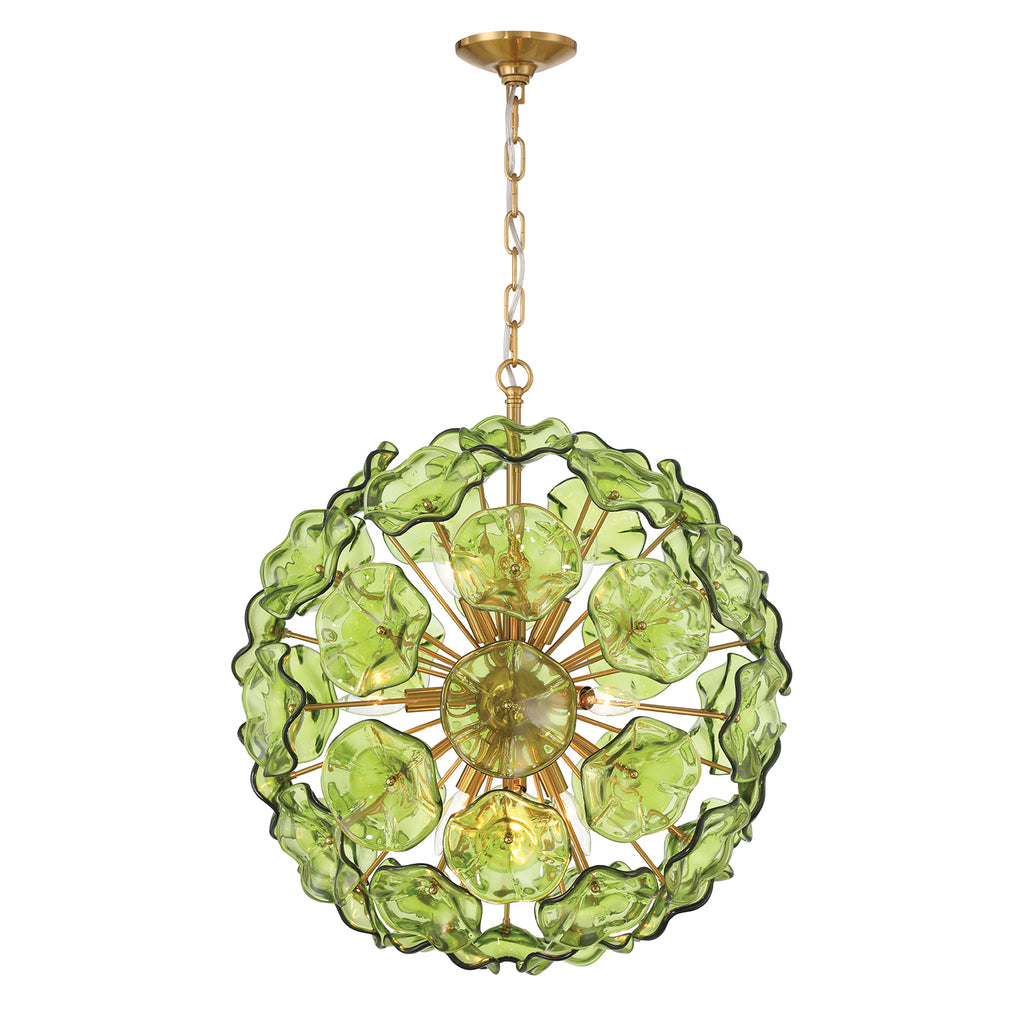 ESM-4006-AG-GR Esme 22.5'' Chandelier | Alternate Image