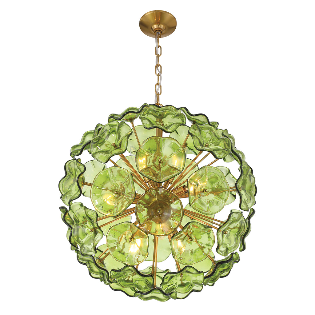 ESM-4006-AG-GR Esme 22.5'' Chandelier | Alternate Image