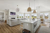 ESM-4006-AG-WH Esme 22.5'' Chandelier | Lifestyle Image