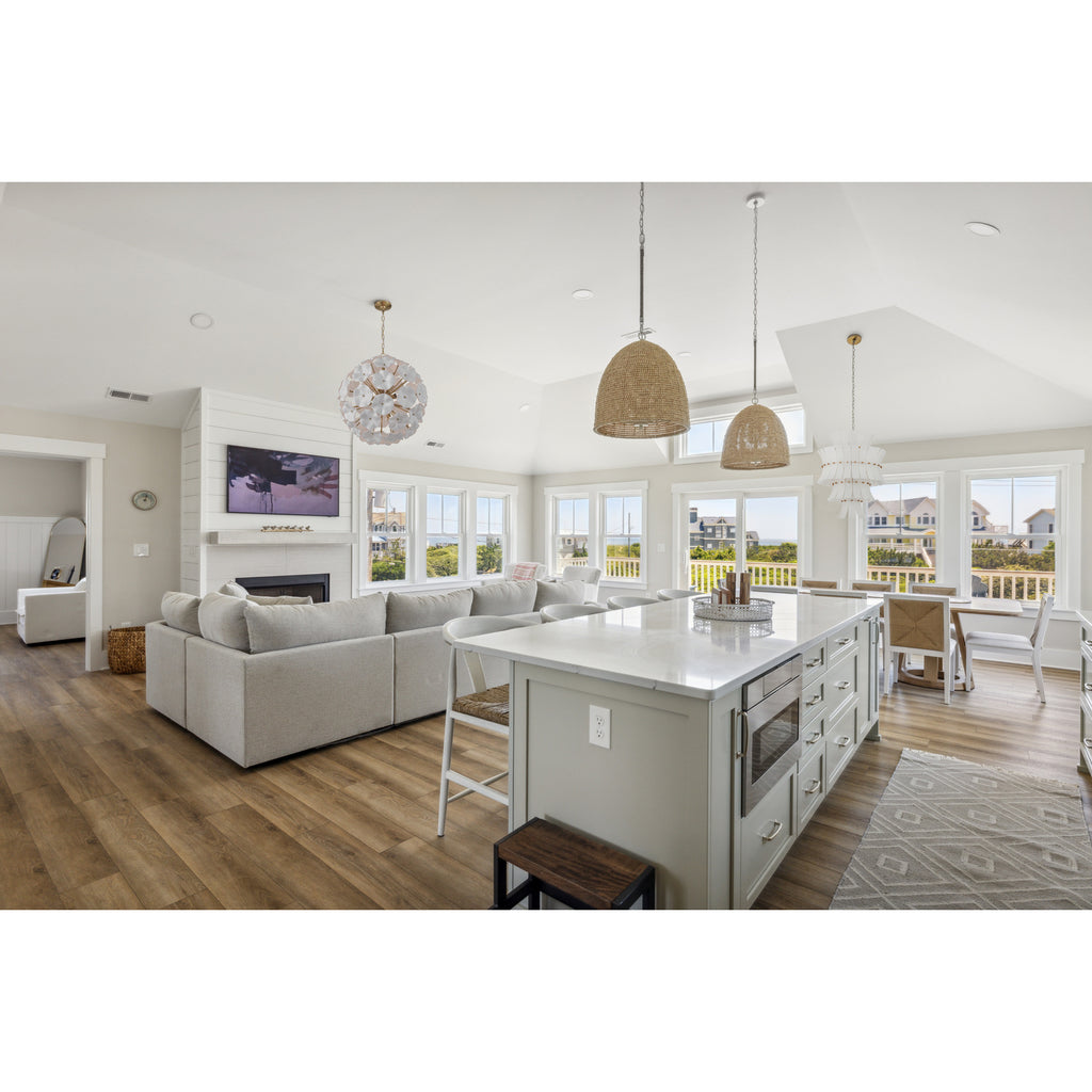 Crystorama Esme 22.5'' Chandelier in Aged Brass - Lifestyle View