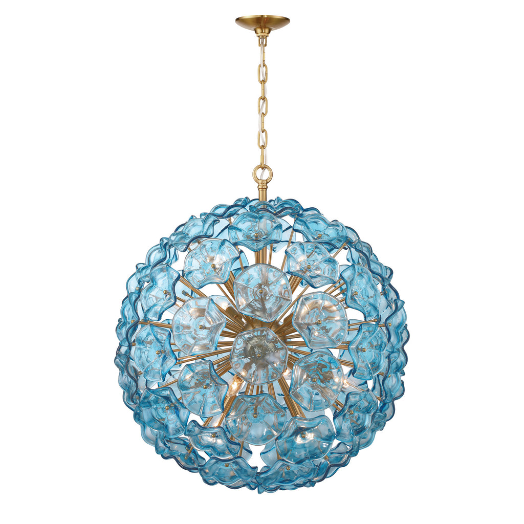 ESM-4009-AG-BL Esme 28'' Chandelier | Alternate Image