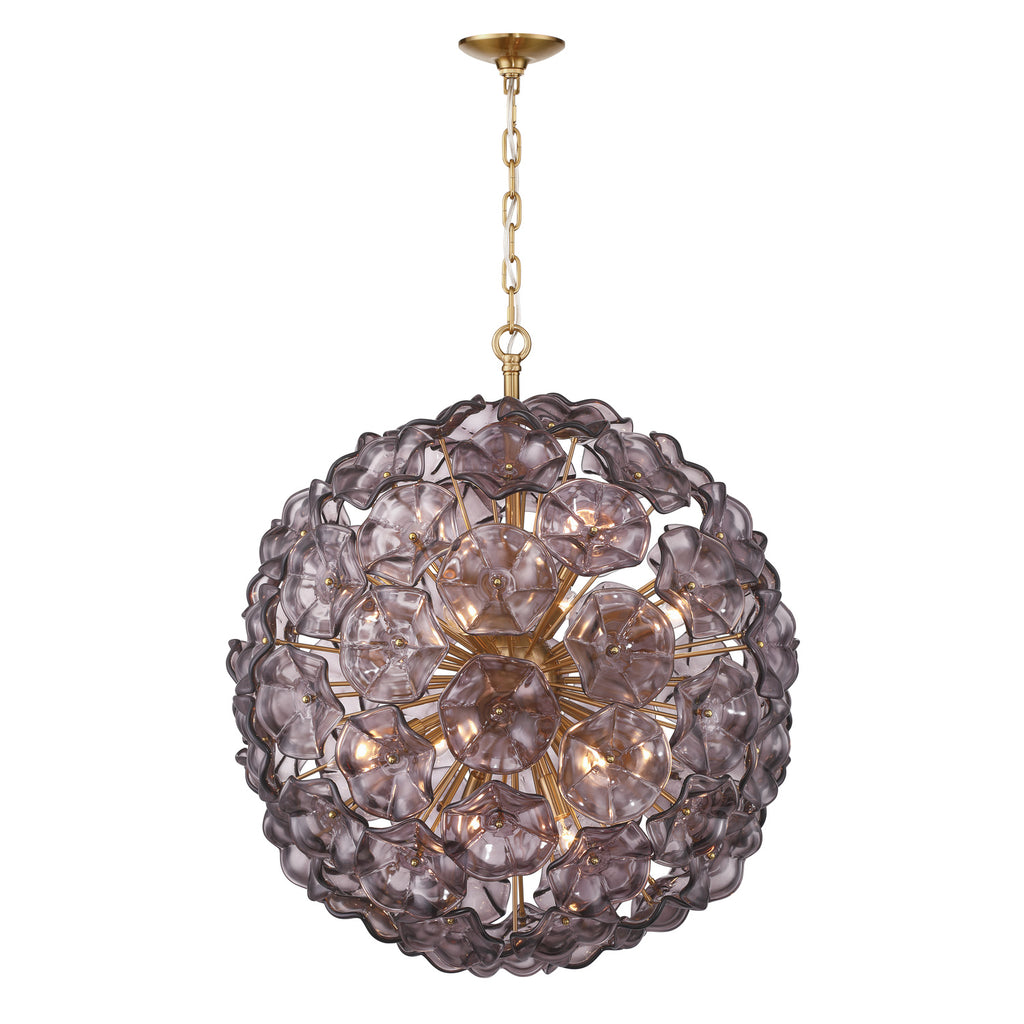 ESM-4009-AG-SM Esme 28'' Chandelier | Alternate Image