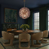 ESM-4009-AG-SM Esme 28'' Chandelier | Lifestyle Image
