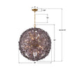 ESM-4009-AG-SM Esme 28'' Chandelier | Dimensions Image