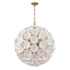 ESM-4009-AG-WH Esme 28'' Chandelier | Main Image