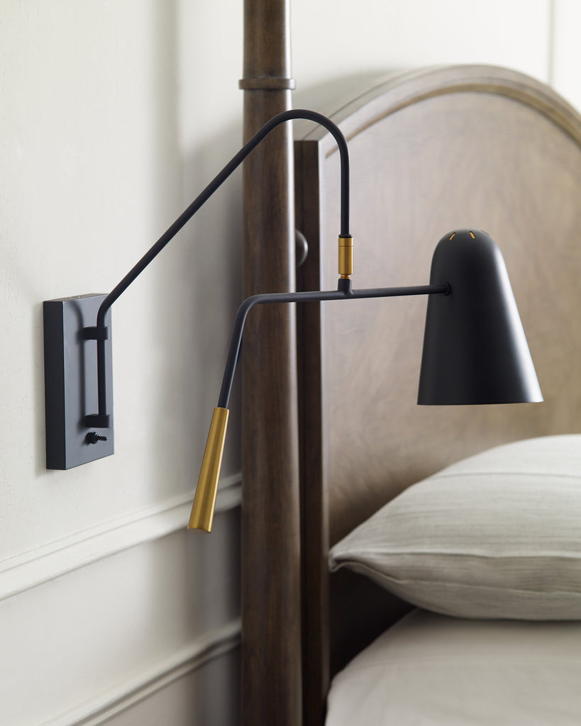 EW1041MBK Simon 1 Light Bathroom Vanity | Lifestyle Image