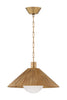 F1422-PBR Woodside 1 Light Mini Pendant | Main Image