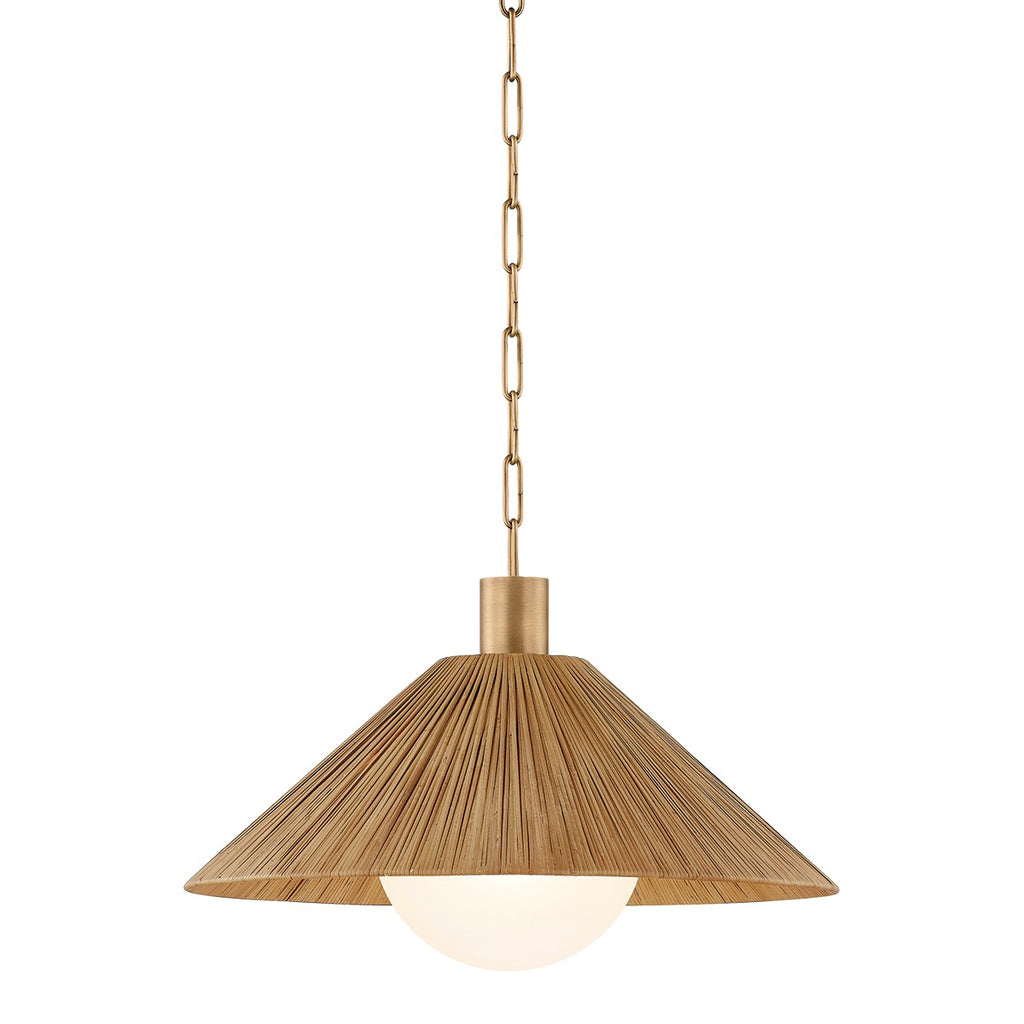 F1422-PBR Woodside 1 Light Mini Pendant | Alternate Image