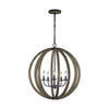 F2936/5WOW/AF Allier 5 Light Chandelier | Main Image
