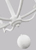 F3130/6PSW Annie 6 Light Chandelier | Alternate Image