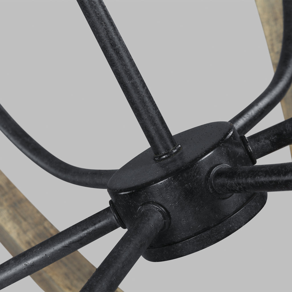 F3186/6WOW/AF Allier 6 Light Chandelier | Alternate Image