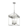 F3275/4PN Woodruff 4 Light Lantern Chandelier | Main Image