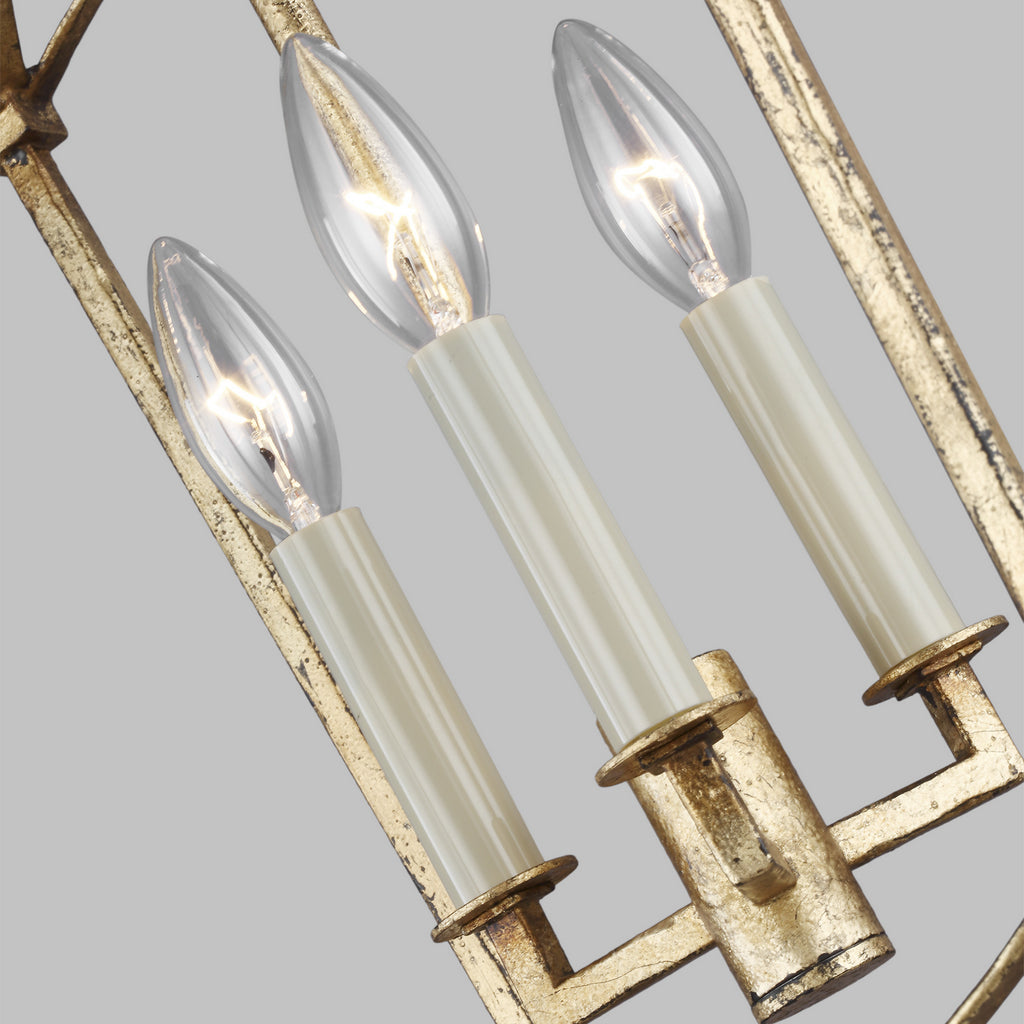 F3321/3ADB Thayer 3 Light Lantern Chandelier | Alternate Image