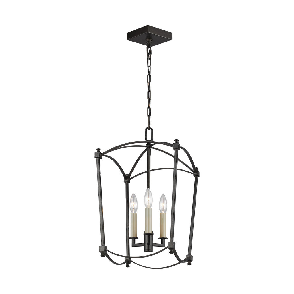 F3321/3SMS Thayer 3 Light Lantern Chandelier | Main Image
