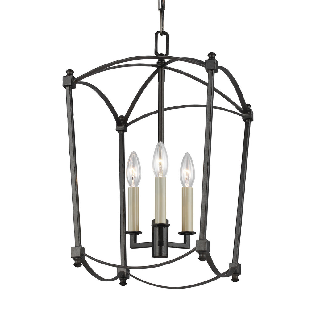 F3321/3SMS Thayer 3 Light Lantern Chandelier | Alternate Image