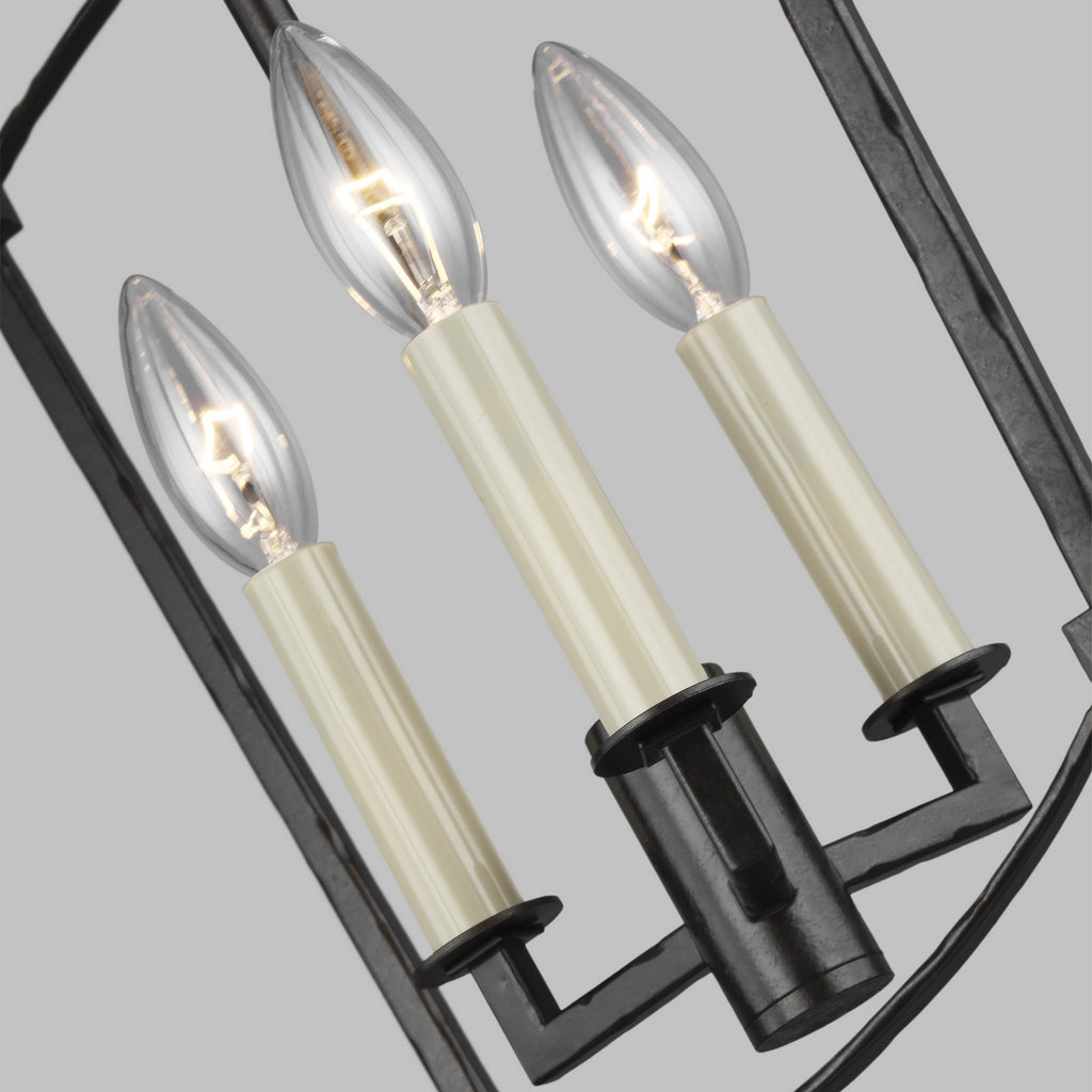 F3321/3SMS Thayer 3 Light Lantern Chandelier | Alternate Image