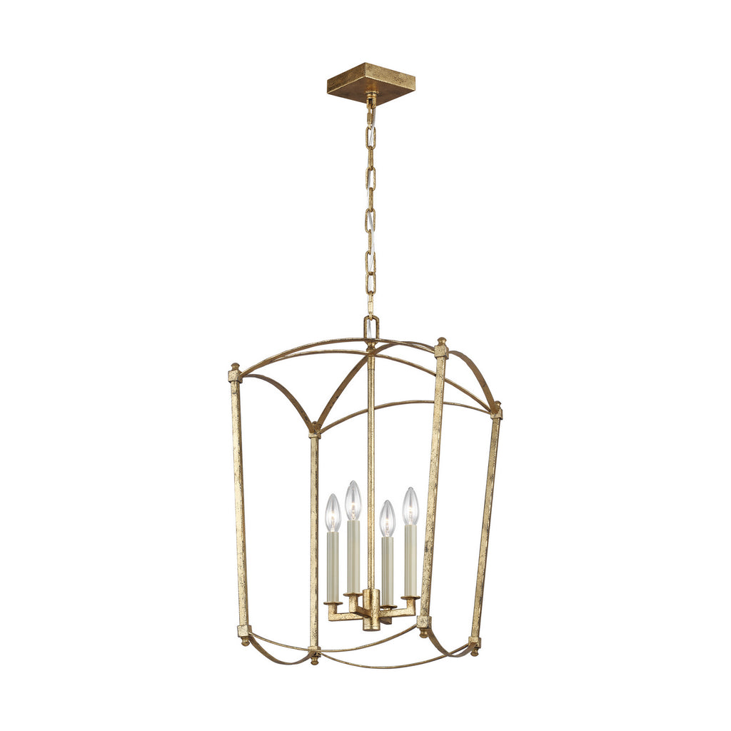 F3322/4ADB Thayer 4 Light Lantern Chandelier | Main Image