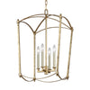 F3322/4ADB Thayer 4 Light Lantern Chandelier | Alternate Image