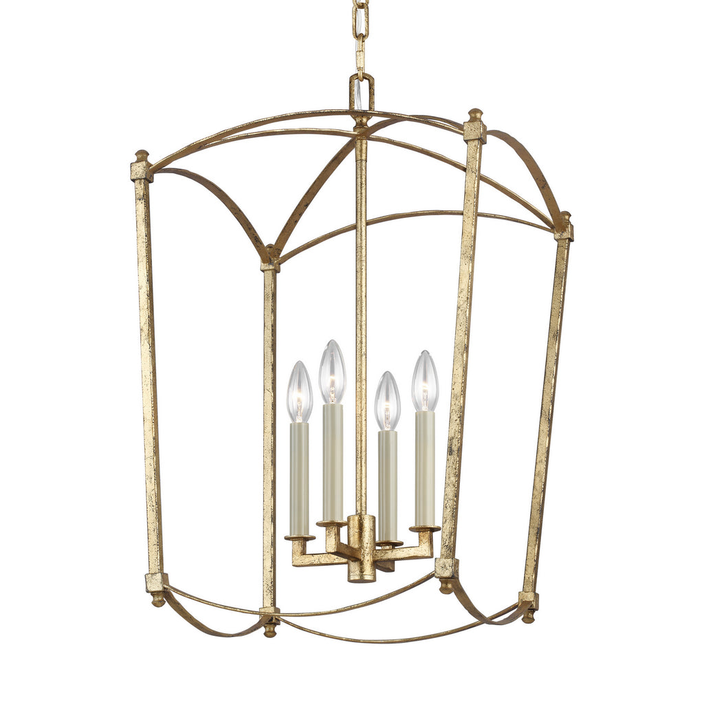 F3322/4ADB Thayer 4 Light Lantern Chandelier | Alternate Image