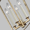 F3322/4ADB Thayer 4 Light Lantern Chandelier | Alternate Image