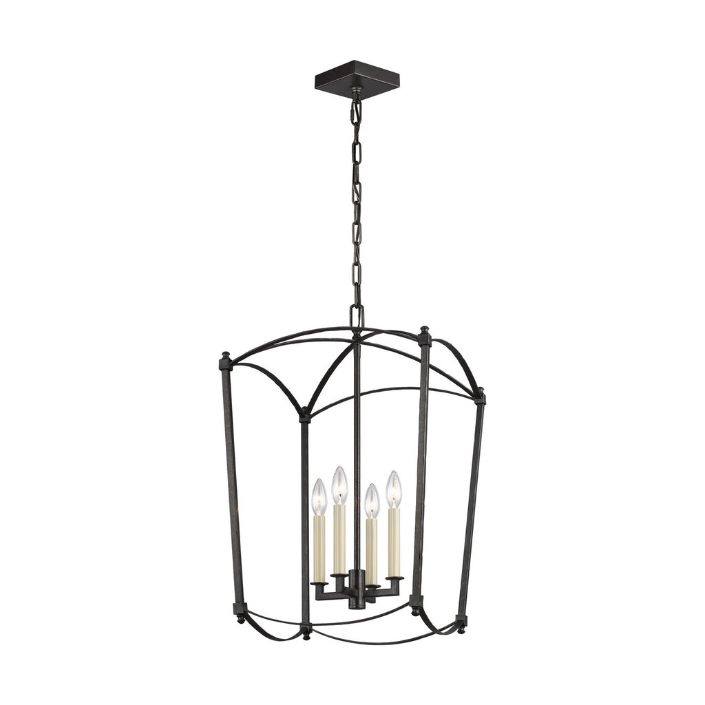 F3322/4SMS Thayer 4 Light Lantern Chandelier | Main Image