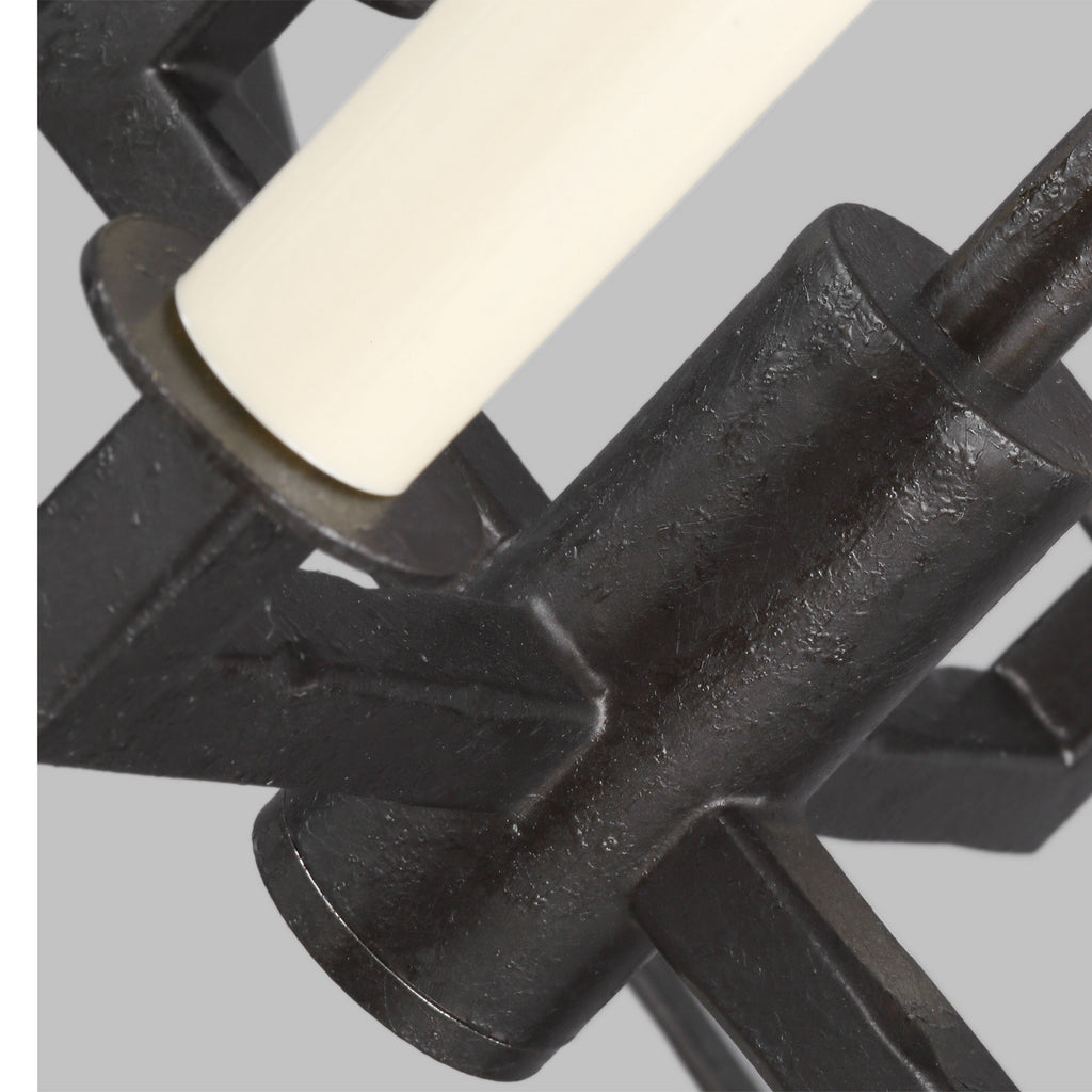 F3322/4SMS Thayer 4 Light Lantern Chandelier | Alternate Image